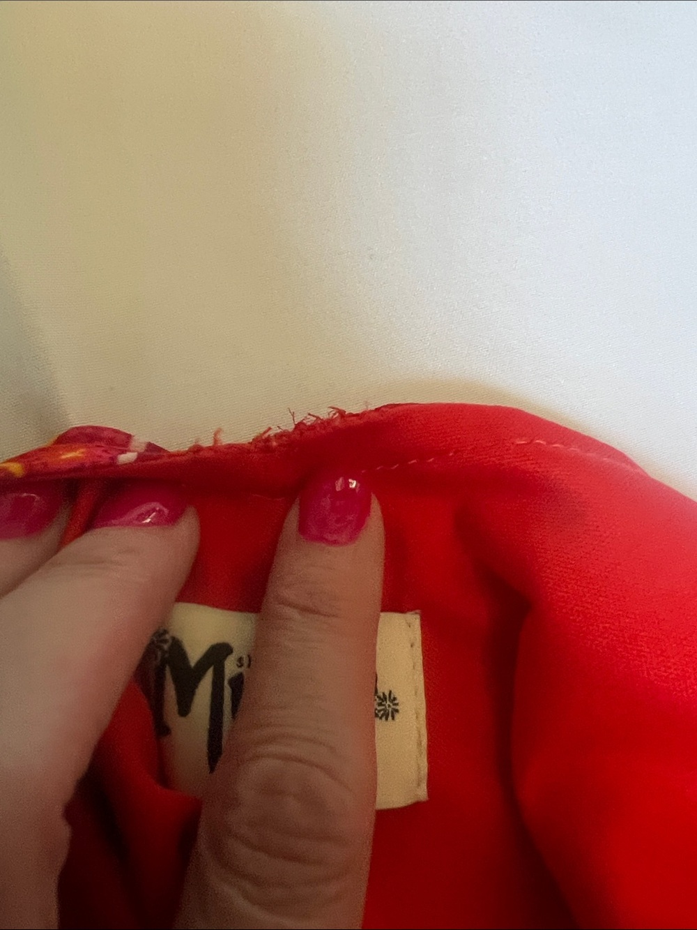 Show Me Your Mumu Sz S Red Patterned Halter Maxi Dress Boho Festival Summer Chic - Picture 11 of 12